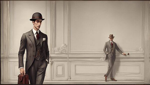 Vêtements hommes 1920 : des styles élégants pour un look vintage